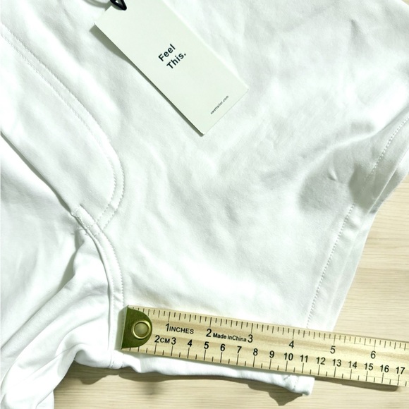 NWT Swet Tailor Men’s All-In 5” Shorts, White, Size 28 - Picture 3 of 6